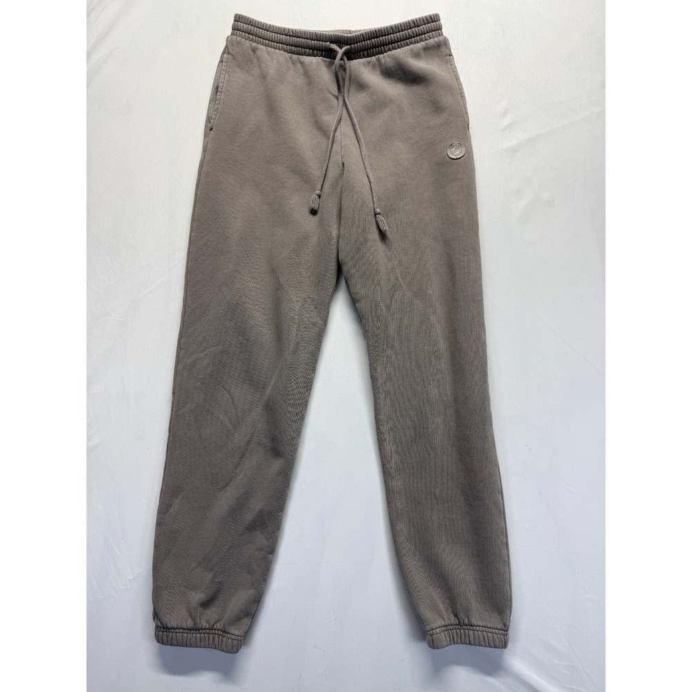 PINK Victoria's Secret Sweatpants Womens‎ XS Brown Fleece Lined Tapered Leg